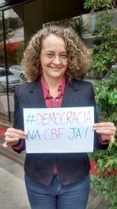 Luciana Genro também aderiu à campanha #DemocracianaCBFjá