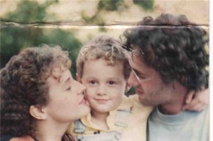 Com Roberto Robaina e nosso filho, Fernando, há 20 anos