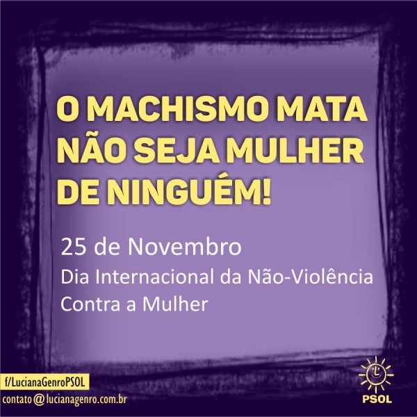 Dia Internacional da Não-Violência Contra a Mulher