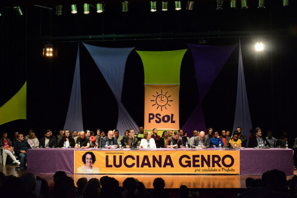 Convenção do PSOL de Porto Alegre ocorreu na tarde de domingo (24/07), no Dante Barone | Foto: Fernanda Piccolo