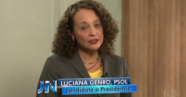 Jornal Nacional entrevista Luciana Genro