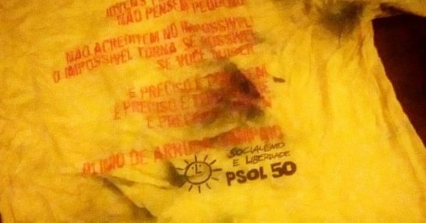 Depoimento de Raul Santiago, militante do PSOL que a PM obrigou a tirar a camisa do partido