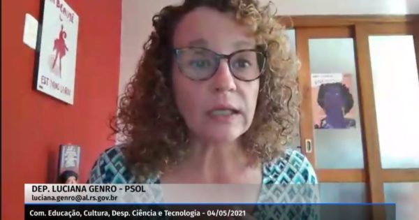 Luciana Genro questiona secretária de Educação sobre máscaras PFF2 e vacinas para professores e funcionários de escolas