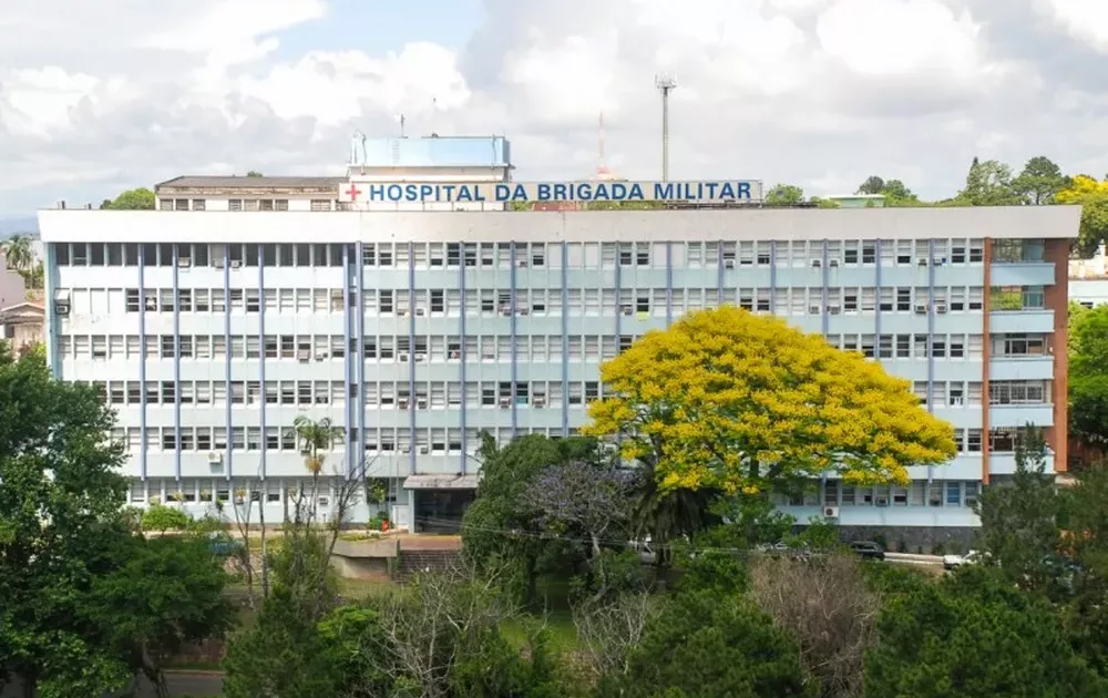 Hospital da Brigada Militar em Porto Alegre — Foto: Osmar Nólibus / BM