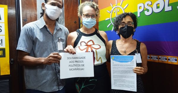 Solidariedade aos presos políticos da Nicarágua
