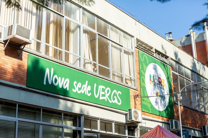 Campus da UERGS foi transferido, mas nova sede ainda não está disponível para as aulas presenciais. Foto: Gustavo Mansur / Palácio Piratini/Divulgação