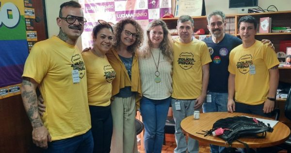 Luciana Genro apoia a luta por nomeação dos aprovados da Polícia Penal