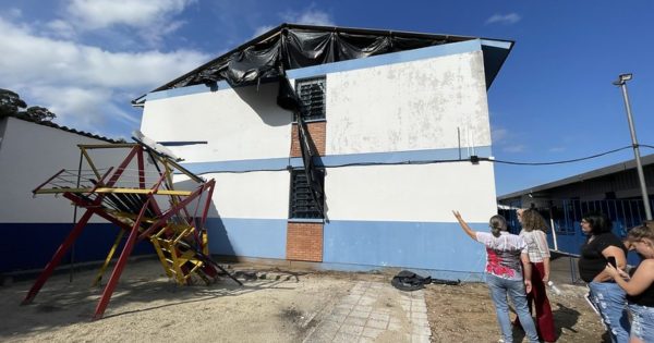 Após visita à escola em São Leopoldo com problemas estruturais, Luciana Genro cobra Secretaria de Educação