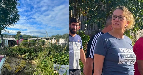 Deputada Luciana Genro cobra retorno de serviços básicos à Ocupação Morada do Sol em São Leopoldo