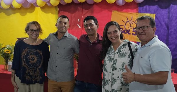 Nova Santa Rita: Luciana Genro participa da celebração de um ano do PSOL na cidade e visita Batalhão dos Bombeiros
