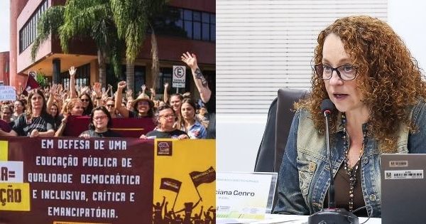 Deputada Luciana Genro questiona falta de negociação e pagamento do dissídio dos professores de Novo Hamburgo