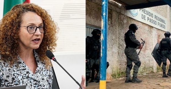 Luciana Genro cobra segurança para agentes do Presídio de Passo Fundo após autorização de aumento de ocupação em 230%