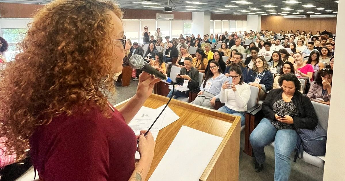 Luciana Genro no 1º Seminário Estadual de Combate à LGBTfobia