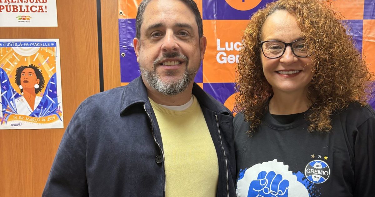 Juliano Ferrer visitou o gabinete da deputada Luciana Genro.
