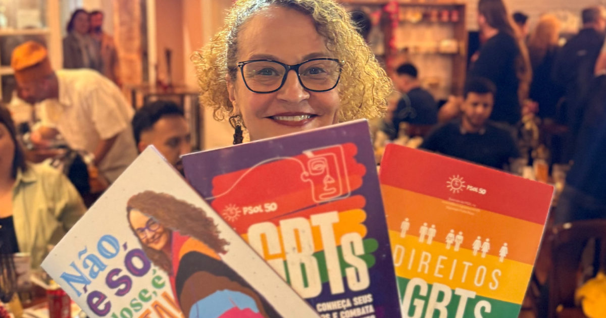 Luciana Genro recentemente lançou uma nova edição da cartilha LGBTQIAPN+ do seu mandato.