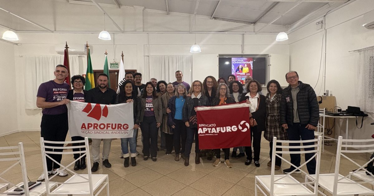 Luciana Genro dialogou com servidores, docentes e estudantes da FURG.