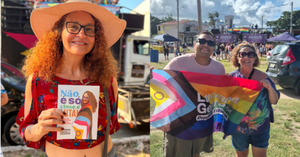 Mandato de Luciana Genro participa da 2ª Parada de Luta LGBTQIAPN+ e dialoga com a comunidade em Tapes