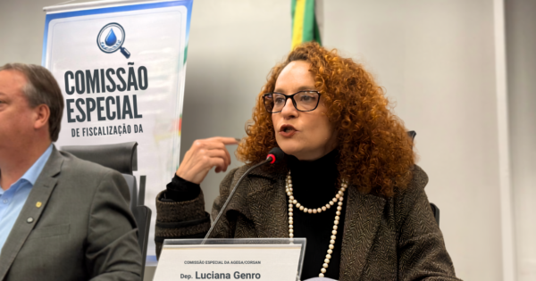 Na Comissão da Corsan/Aegea, Luciana Genro cobra investigação sobre corrupção da concessionária