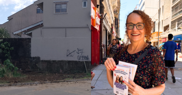 Após cobrança de Luciana Genro, Prefeitura de Cachoeirinha recolhe lixo e resíduos na Rua Dorivaldo Gomes de Oliveira