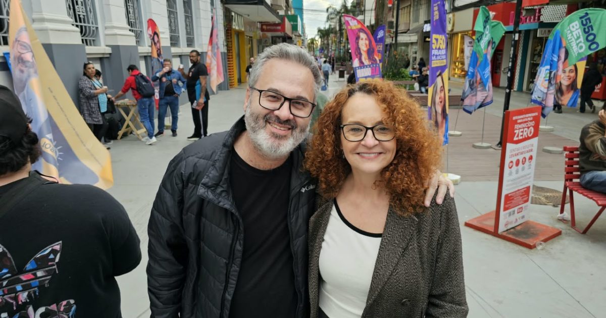 Luciana Genro em Santa Maria